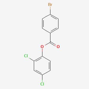 molecular formula C13H7BrCl2O2 B5619914 2,4-dichlorophenyl 4-bromobenzoate 