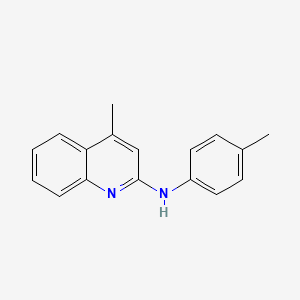 molecular formula C17H16N2 B5620024 4-methyl-N-(4-methylphenyl)-2-quinolinamine 