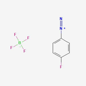 molecular formula C6H4BF5N2 B562007 4-Fluorobenzenediazonium Tetrafluoroborate CAS No. 459-45-0