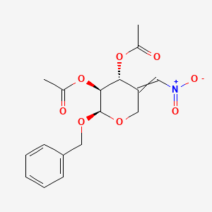 Benzyl 2,3-Di-O-acetyl-4-deoxy-4-C-nitromethylene-b-D-arabinopyranoside