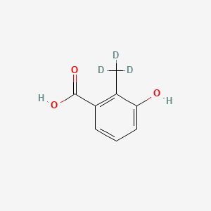 molecular formula C8H8O3 B562011 3-Hydroxy-2-methyl-d3-benzoic Acid CAS No. 1020719-51-0