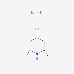 molecular formula C9H19Br2N B562014 2,2,6,6-四甲基-4-溴哌啶，氢溴酸盐 CAS No. 1920-00-9