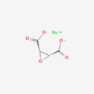 molecular formula C4H2BaO5 B562015 Barium (2R,3S)-oxirane-2,3-dicarboxylate CAS No. 36170-34-0