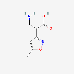 3-Amino-2-(5-methyl-1,2-oxazol-3-yl)propanoic acid