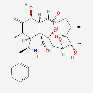 molecular formula C30H37NO7 B562037 19,20-epoxycytochalasin D CAS No. 191349-10-7