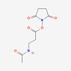 molecular formula C9H12N2O5 B562039 N-乙酰-β-丙氨酸 N-羟基琥珀酰亚胺酯 CAS No. 154194-69-1