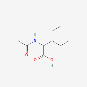 molecular formula C9H17NO3 B562043 Acetyl-D,L-diethylalanine CAS No. 14328-53-1