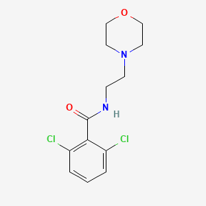 molecular formula C13H16Cl2N2O2 B5620459 2,6-dichloro-N-[2-(4-morpholinyl)ethyl]benzamide 