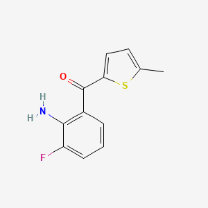 molecular formula C12H10FNOS B562047 2-氨基-3-氟苯甲酰-5-甲基噻吩 CAS No. 51687-28-6
