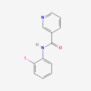 molecular formula C12H9IN2O B5620718 N-(2-iodophenyl)nicotinamide 