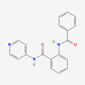molecular formula C19H15N3O2 B5620727 2-(benzoylamino)-N-4-pyridinylbenzamide 
