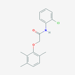molecular formula C17H18ClNO2 B5620888 N-(2-chlorophenyl)-2-(2,3,6-trimethylphenoxy)acetamide 