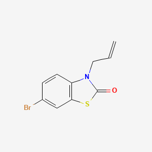 molecular formula C10H8BrNOS B5620995 3-allyl-6-bromo-1,3-benzothiazol-2(3H)-one 