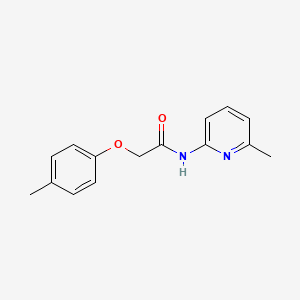 molecular formula C15H16N2O2 B5621004 2-(4-methylphenoxy)-N-(6-methyl-2-pyridinyl)acetamide 