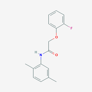molecular formula C16H16FNO2 B5621007 N-(2,5-dimethylphenyl)-2-(2-fluorophenoxy)acetamide 