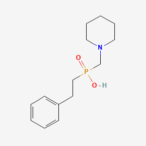 (2-phenylethyl)(1-piperidinylmethyl)phosphinic acid