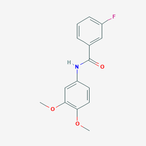N-(3,4-dimethoxyphenyl)-3-fluorobenzamide