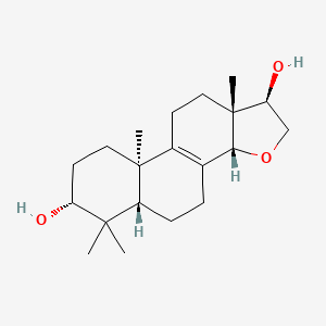 molecular formula C20H32O3 B562105 ent-14,16-Epoxy-8-pimarene-3,15-diol CAS No. 1188281-98-2