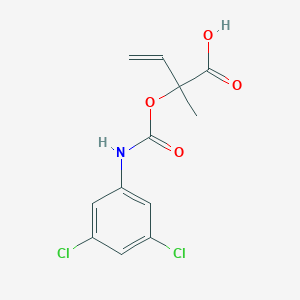 B056211 2-(((3,5-Dichlorophenyl)carbamoyl)oxy)-2-methyl-3-butenoic acid CAS No. 119209-27-7