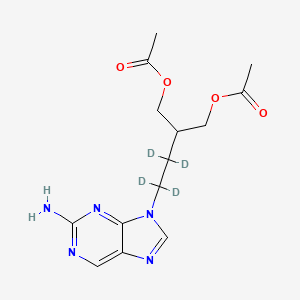 molecular formula C14H19N5O4 B562113 Famciclovir-d4 CAS No. 1020719-42-9