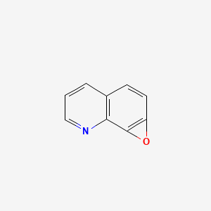molecular formula C9H5NO B562124 Oxireno[h]quinoline CAS No. 110799-51-4