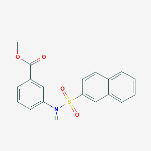 methyl 3-[(2-naphthylsulfonyl)amino]benzoate