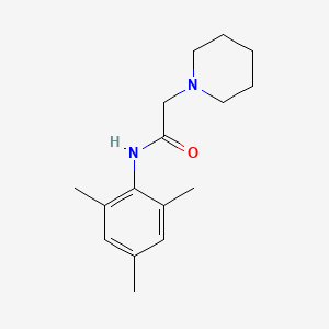 molecular formula C16H24N2O B5621533 N-mesityl-2-(1-piperidinyl)acetamide 