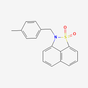 2-(4-methylbenzyl)-2H-naphtho[1,8-cd]isothiazole 1,1-dioxide