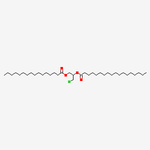 molecular formula C37H71ClO4 B562178 1-棕榈酰-2-硬脂酰-3-氯丙二醇 CAS No. 1185060-41-6
