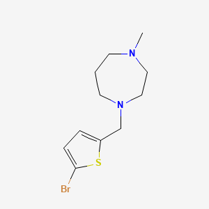 1-[(5-bromo-2-thienyl)methyl]-4-methyl-1,4-diazepane