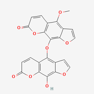 molecular formula C23H12O9 B562184 Rivulobirin B CAS No. 194145-29-4