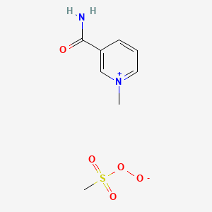 molecular formula C8H12N2O5S B562193 1-Methyl-nicotinamide Methosulphate CAS No. 58971-09-8