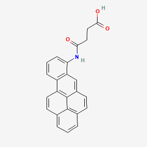 molecular formula C24H17NO3 B562196 7-氨基琥珀酰基苯并[a]芘 CAS No. 1076198-86-1