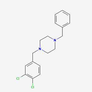 1-benzyl-4-(3,4-dichlorobenzyl)piperazine