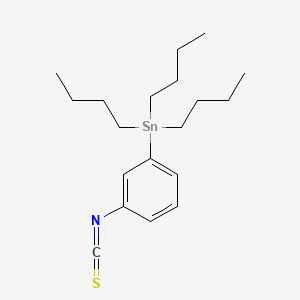 molecular formula C19H31NSSn B562200 Tributyl(3-isothiocyanatophenyl)stannane CAS No. 145190-98-3