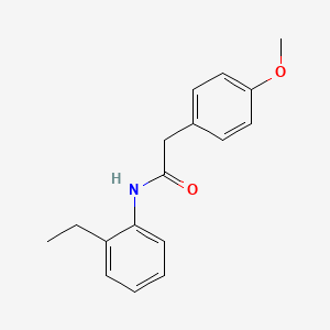 N-(2-ethylphenyl)-2-(4-methoxyphenyl)acetamide