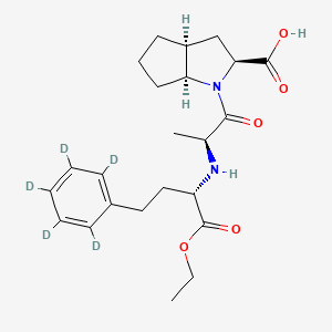 molecular formula C23H32N2O5 B562201 Ramipril-d5 CAS No. 1132661-86-9
