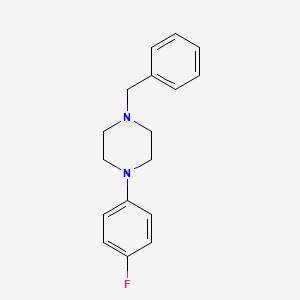 molecular formula C17H19FN2 B5622072 1-benzyl-4-(4-fluorophenyl)piperazine 