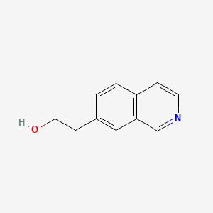 molecular formula C11H11NO B562212 2-(7-Isoquinolinyl)ethanol CAS No. 1076198-33-8