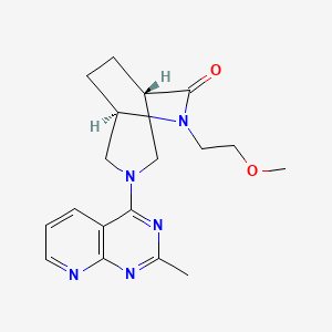 (1S*,5R*)-6-(2-methoxyethyl)-3-(2-methylpyrido[2,3-d]pyrimidin-4-yl)-3,6-diazabicyclo[3.2.2]nonan-7-one