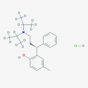 molecular formula C22H32ClNO B562216 rac Tolterodine-d14 Hydrochloride CAS No. 1246816-99-8