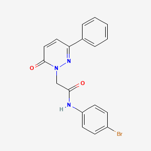 N-(4-bromophenyl)-2-(6-oxo-3-phenyl-1(6H)-pyridazinyl)acetamide