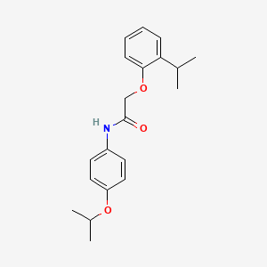 N-(4-isopropoxyphenyl)-2-(2-isopropylphenoxy)acetamide