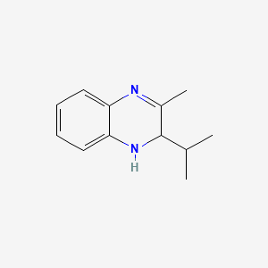 molecular formula C12H16N2 B562221 2-Isopropyl-3-methyl-1,2-dihydroquinoxaline CAS No. 105340-03-2