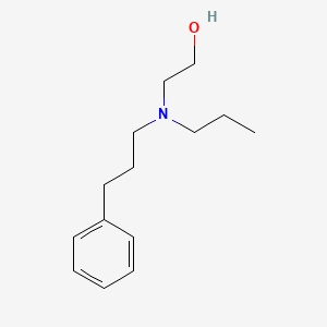 molecular formula C14H23NO B5622275 2-[(3-phenylpropyl)(propyl)amino]ethanol 