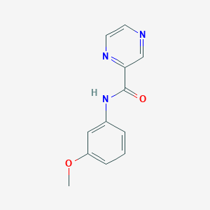 molecular formula C12H11N3O2 B5622280 N-(3-methoxyphenyl)-2-pyrazinecarboxamide 