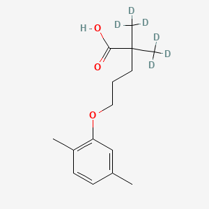 molecular formula C15H22O3 B562232 Gemfibrozil-d6 CAS No. 1184986-45-5