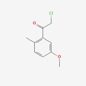 molecular formula C10H11ClO2 B562236 2-Chloro-1-(5-methoxy-2-methylphenyl)ethanone CAS No. 103040-40-0