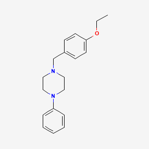 molecular formula C19H24N2O B5622371 1-(4-ethoxybenzyl)-4-phenylpiperazine 