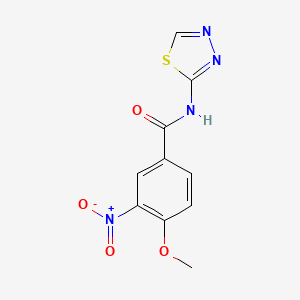 4-methoxy-3-nitro-N-1,3,4-thiadiazol-2-ylbenzamide